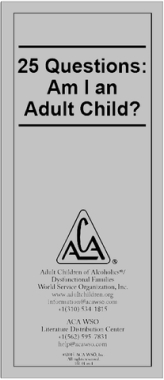 25 Questions Am I an Adult Child